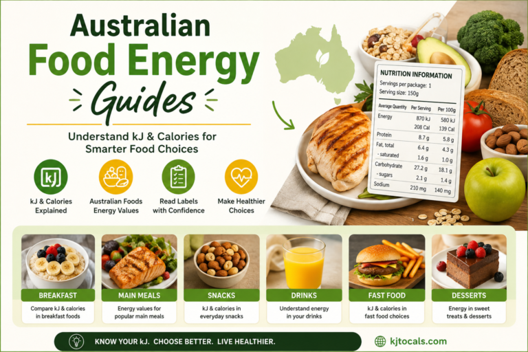 Australian Food Energy Guide: Understanding kJ, Calories & Food Labels