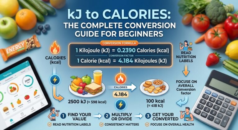 kj to calories